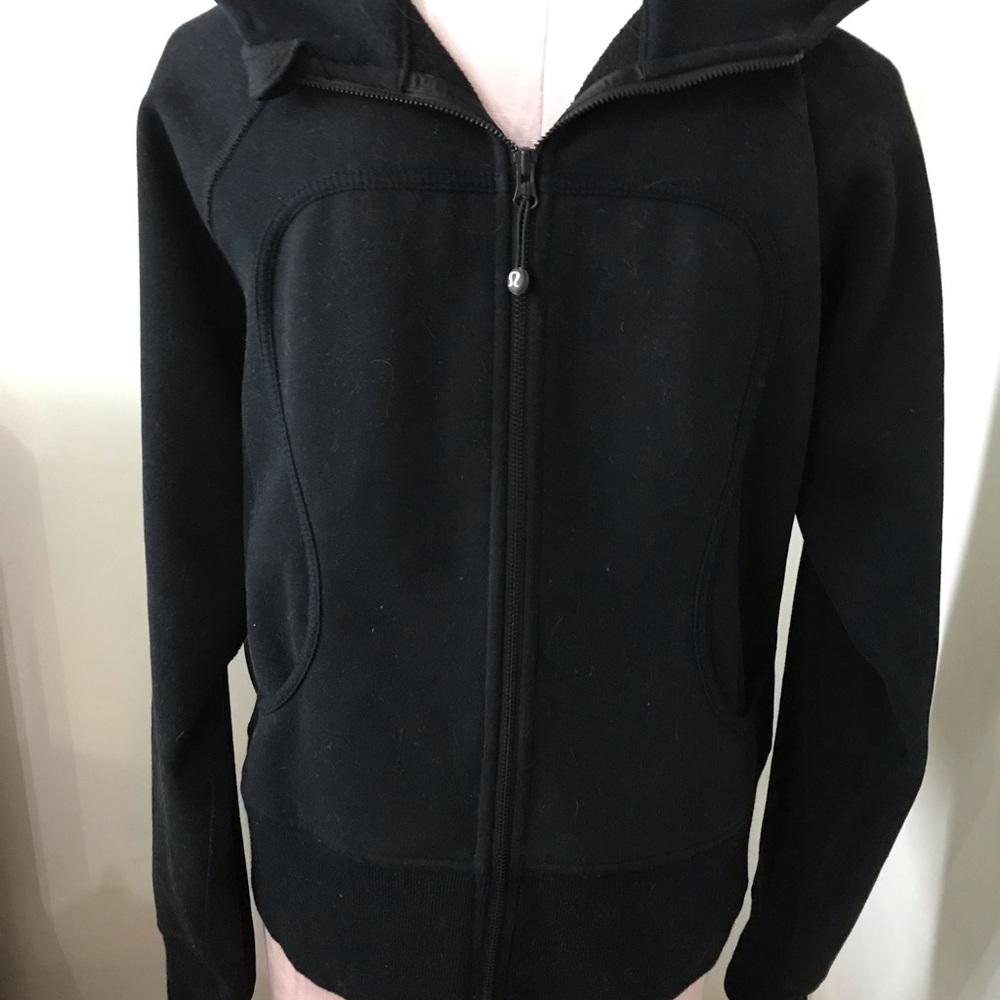 Black Zip-Front Women’s Hoodie Jacket Lululemon